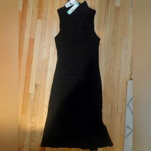 Lna sleeveless slub knit dress size medium